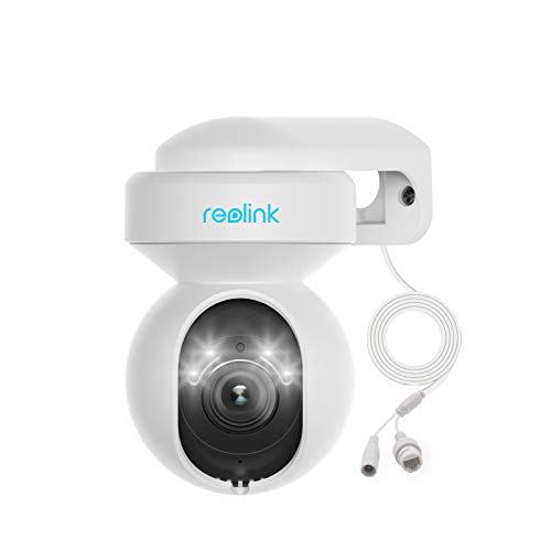 REOLINK E1 Outdoor WiFi Security Camera, 5MP HD PTZ Camera for Home Security, Auto Tracking, Dual Band 2.4/5GHz WiFi, 3X Optical Zoom, Smart Motion Detection, Color Night Vision, Waterproof
