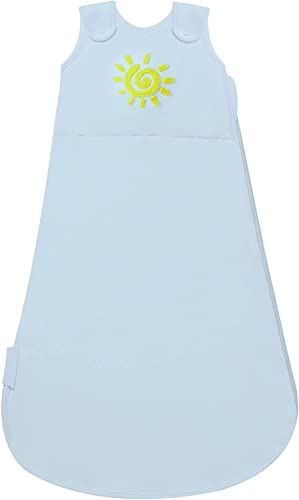 TotAha Gentle Weighted Sleep Sack Baby, Baby Wearable Blanket 0-24 Month 100% Organic Cotton, Upgrade 2-Way Safe Zipper