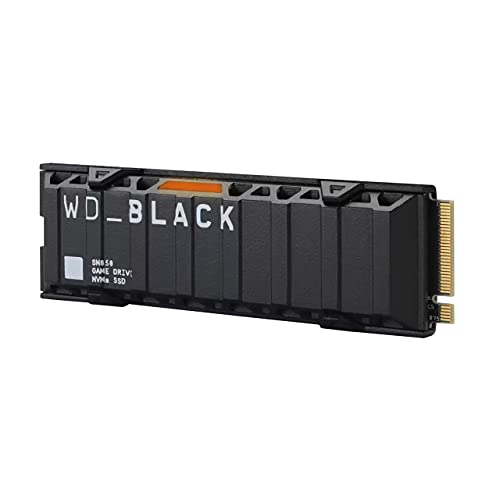 Western Digital WD Black SN850 1TB NVMe PCIe 4.0 M.2 Internal Gaming SSD with Heatsink