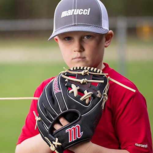 Marucci boys Right Hand Thrower Baseball Glove, BLACK/CAMEL, 12 inch US | The Storepaperoomates Retail Market - Fast Affordable Shopping
