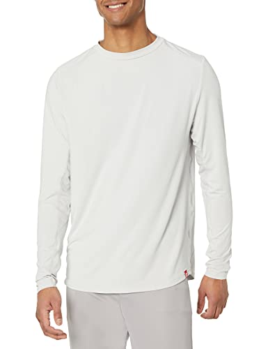 Marucci mens Marucci Men’s New School Long Sleeve Tee Platinum Shirt, Platinum, Large US