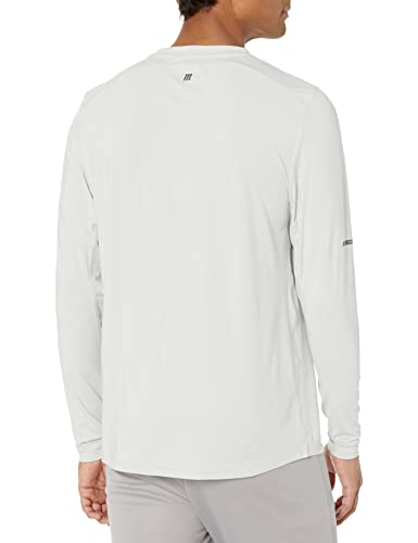 Marucci mens Marucci Men’s New School Long Sleeve Tee Platinum Shirt, Platinum, Large US | The Storepaperoomates Retail Market - Fast Affordable Shopping