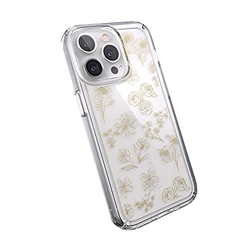 Speck Products Gemshell Print iPhone 13 Pro Case, Golden Fall/Clear