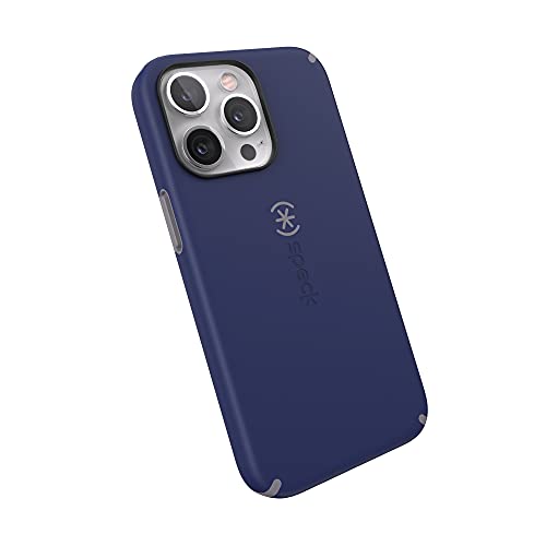 Speck Products CandyShell Pro Case + MagSafe Fits iPhone 13 Pro, Prussian Blue/Cloudy Gray
