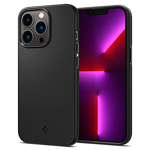 Spigen Thin Fit Designed for iPhone 13 Pro Case (2021) – Black | The Storepaperoomates Retail Market - Fast Affordable Shopping