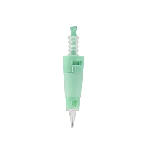 10 PCS Needle Cartridge With Membrane – Compatible with MAX Permanent Make Up Machine (Membrane Needle Cartridge, 1RL .18mm)