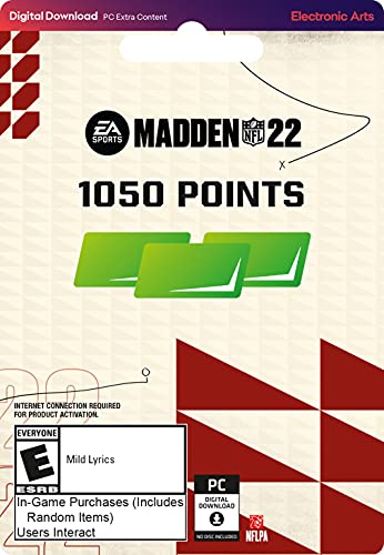 Madden NFL 22 – 1050 Points – Origin PC [Online Game Code]