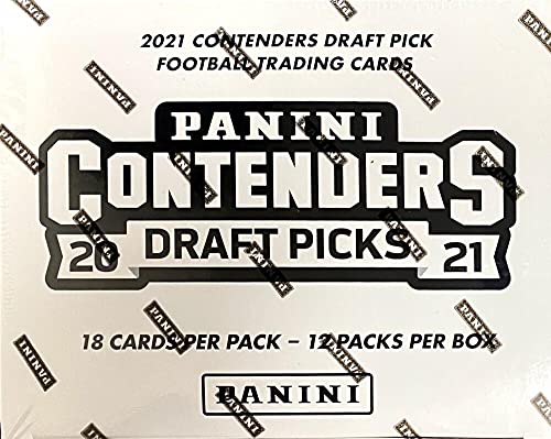 2021 Panini Contenders Draft Picks Football Value Pack Box (216 NFL Trading Cards)