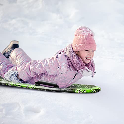 AQUARM Foam Snow Sled for Kids with 2 Sturdy Soft Handles & Slick Bottom, Toboggan Perfect for 3+ Years Old Boys Girls Winter Outdoor Sport Fun (36 inch) | The Storepaperoomates Retail Market - Fast Affordable Shopping