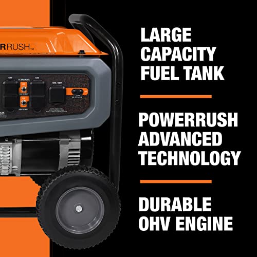 Generac GP8000E 8,000-Watt Electric-Start Gas-Powered Portable Generator with COSense, 50 State / CARB compliant | The Storepaperoomates Retail Market - Fast Affordable Shopping
