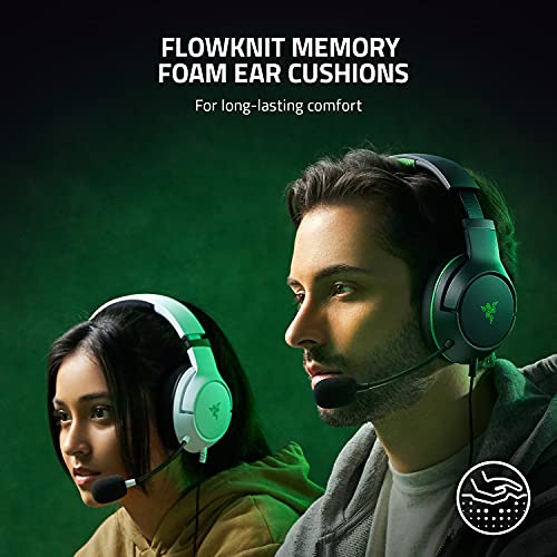 Razer Kaira X Wired Headset for Xbox Series X|S, Xbox One, PC, Mac & Mobile Devices: Triforce 50mm Drivers – HyperClear Cardioid Mic – Flowknit Memory Foam Ear Cushions – On-Headset Controls – White | The Storepaperoomates Retail Market - Fast Affordable Shopping