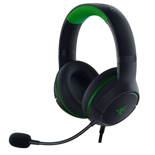 Razer Kaira X Wired Headset for Xbox Series X|S, Xbox One, PC, Mac & Mobile Devices: Triforce 50mm Drivers – HyperClear Cardioid Mic – Flowknit Memory Foam Ear Cushions – On-Headset Controls – Black