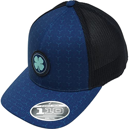 Black Clover Windmill HD Woven Navy/Blue Sublimation 6 Panel Adjustable Patch Cap