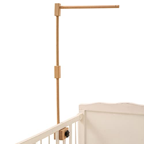Crib Mobile Arm – Wooden Mobile Arm for Crib | Crib Mobile Holder | Baby Mobile Crib Hanger | Nursery Decor (Crib Arm)