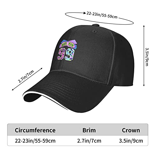 KEUJHFQ Unisex Baseball Caps 80s 90s Themed Party Hip Hop Bel Air99 Cap Adjustable Velcro Driving Cap Black | The Storepaperoomates Retail Market - Fast Affordable Shopping