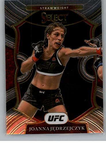 2021 Panini Select UFC #45 Joanna Jedrzejczyk Strawweight Concourse Official MMA Trading Card in Raw (NM or Better) Condition