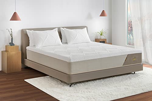 Minocasa 12 Inch Medium Firm Cool Gel Memory Foam and Innerspring Hybrid Mattress in a Box | CertiPUR-US Certified | Bed-in-a-Box | 5-Zone Support Pressure Relief | Motion Isolation (Queen)