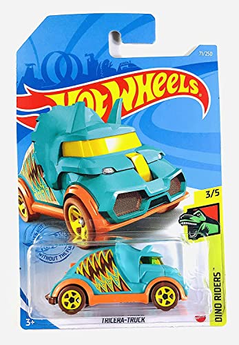 Hot Wheels 2021 – Tricera-Truck – Teal – Dino Riders 3/5 – 71/250