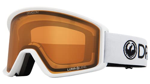 Dragon Unisex Snowgoggles DXT OTG – White with Lumalens Amber