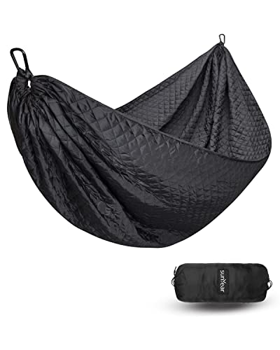 Sunyear Camping Hammock 4 Season Quilted Winter Hammock- Cozy and Durable, Best for Cold Weather