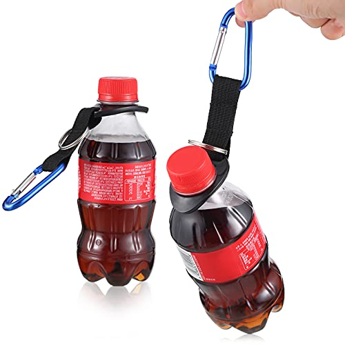 7 Pieces Hanging Water Bottle Holder Clip Silicone Water Bottle Carrier Outdoor Water Bottle Buckle Portable Water Bottle Ring Holder with Key Ring Hook Strap for Backpack Belt Bike Camping Traveling | The Storepaperoomates Retail Market - Fast Affordable Shopping