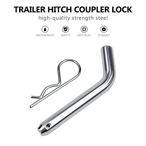 Cenipar Trailer Hitch Pin & Clip with Grooved Head, 5/8-Inch Diameter, Fits 2 or 2-1/2-Inch Receiver(4 Packs) | The Storepaperoomates Retail Market - Fast Affordable Shopping