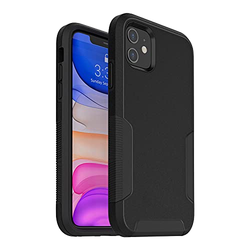 VOEAIN Case Designed for iPhone 11 Case, Hard PC+Soft TPU Heavy Duty Shockproof Protective Tough Rugged Anti-Scratch Phone Cases Cover Compatible with iPhone 11 6.1 inch(Black)