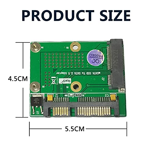 WLGQ mSATA（Mini PCIe） SSD (Solid State Drive) to 2.5-inch SATA Adapter Card | The Storepaperoomates Retail Market - Fast Affordable Shopping