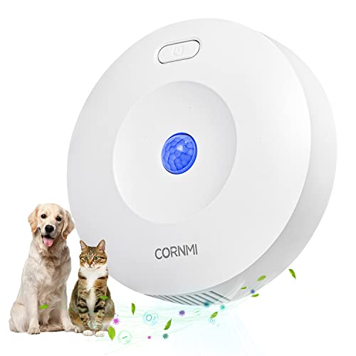 Portin Air Purifier for Pets, Portable & Rechargeable Air Purifiers Deodorizer with Infrared Sensor, Odor Eliminator Machine for Pet Bed Room, Air Cleaner Purifier For Bedroom Shoe Cabinet Bathroom
