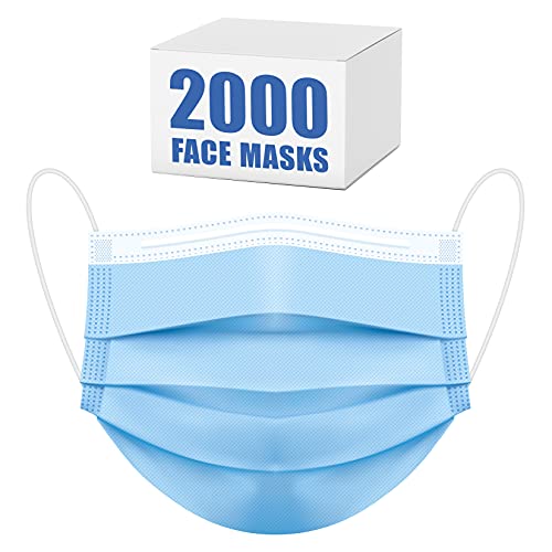 2000 case bulk face masks, face mask case, bulk masks, face mask bulk, disposable face masks bulk, Bulk masks disposable, 2000 pcs bulk blue face masks 40 boxes 50pcs/box (2000)