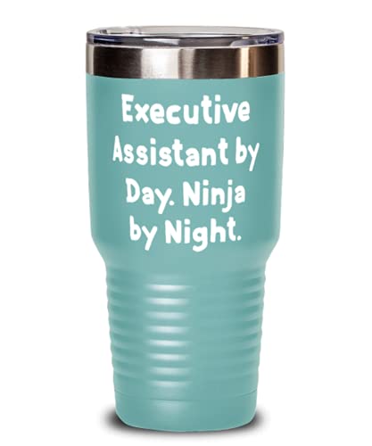 Useful Executive assistant 30oz Tumbler, Executive Assistant by Day. Ninja by Night, Present For Coworkers, Sarcasm Gifts From Friends