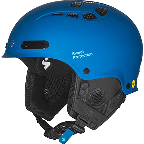 Sweet Protection Igniter II MIPS Ski and Snowboard Helmet -Lightweight Hardshell Shock-Absorbing Helmet with Audio Ready System, Matte Bird Blue, Large/XL