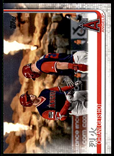 2019 Topps Series 2#367 Ohtani Gets Hot With Mike Trout Card