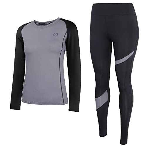 Thermal Underwear for Women Long Johns Ski Base Layer Thermal Top and Bottom Set with Fleece Lined for Cold Weather