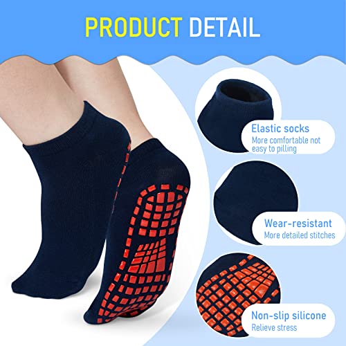 SATINIOR 30 Pairs Non-Slip Skid Socks Yoga Socks with Grips Colorful Soft Sport Socks for Women Men Yoga Pilates Barre, 10 Colors (Footprint) (Cube) | The Storepaperoomates Retail Market - Fast Affordable Shopping