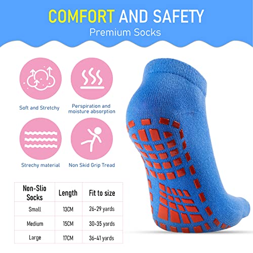 SATINIOR 30 Pairs Non-Slip Skid Socks Yoga Socks with Grips Colorful Soft Sport Socks for Women Men Yoga Pilates Barre, 10 Colors (Footprint) (Cube) | The Storepaperoomates Retail Market - Fast Affordable Shopping