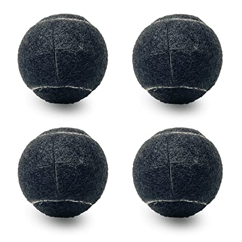 Pre-Cut Walker Tennis Ball Glides, 4 PCS Walker Glide Balls with 2 inch Precut Opening ,Heavy Duty Thickness Walkers Legs Universal Precut Glide Balls for Floor Protection (Black) | The Storepaperoomates Retail Market - Fast Affordable Shopping