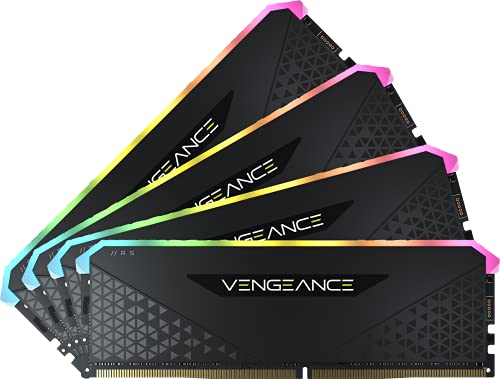 CORSAIR Vengeance RGB RS 32GB (4x8GB) DDR4 3600 (PC4-28800) C18 Desktop Memory