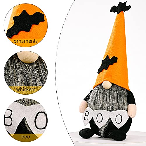 Rhuyoshn 2 Pack Halloween Gnomes Plush Decorations, Handmade Standing Halloween Gnome Tomte Swedish Gnome Nisse Scandinavian Plush Doll Table Ornament for Home Decor | The Storepaperoomates Retail Market - Fast Affordable Shopping