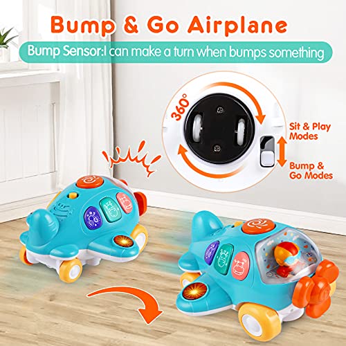 Baby Toys 12-18 Months Electronic Airplane Toys for 1 Year Old Boy Girl Gifts Musical Toys for Toddlers 1-3 Learning Educational Toys for 1 Year Old Crawling Toys Gifts for 1 2 3 Year Old Boys Girls | The Storepaperoomates Retail Market - Fast Affordable Shopping