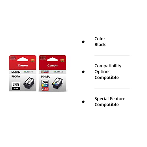 Canon PG-245 Black Ink Cartridge and Canon CL-244 Color Ink Cartridge | The Storepaperoomates Retail Market - Fast Affordable Shopping