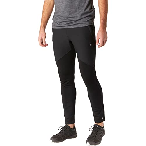 Smartwool Men’s Merino Wool Sport Fleece Pant for Running, Jogging, Hiking, Cycling – Moisture Wicking, Odor-Resistant – XL, Black