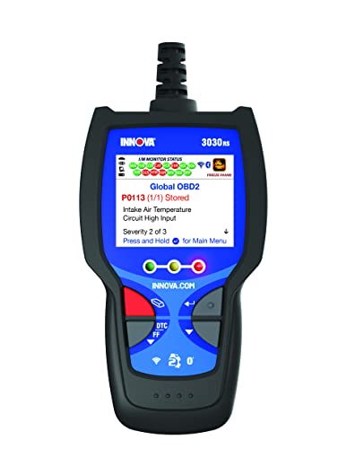 Innova 3030RS OBD2 Scanner/Car Code Reader for Check Engine Light and Emissions Check Readiness Data