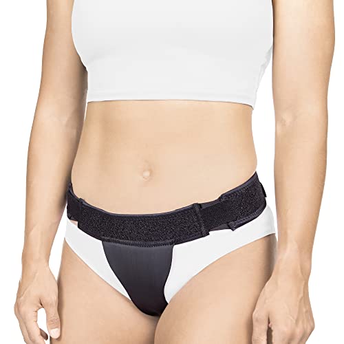 BraceAbility The Pelvic Pro Patented Prolapse Uterus Support Belt Girdle for Women’s Prolapsed for Dropped Bladder, Vulvar Varicosities, Postpartum Recovery, Symphysis Pubis Dysfunction Pain (M)