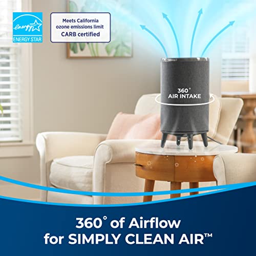 BISSELL® MYair™+ Air Purifier with HEPA Filter for Small Room and Home, Quiet Air Cleaner for Allergens, Pets, Dust, Dander, Pollen, Smoke, Hair, Odors, 3179A | The Storepaperoomates Retail Market - Fast Affordable Shopping