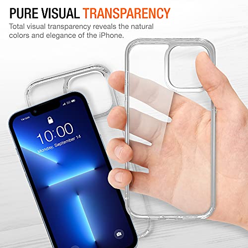 Trianium Case Compatible with iPhone 13 Pro Max 2021 (6.7 inch), Clarium Series Protective TPU Hybrid Cushion Rigid Cover Clear | The Storepaperoomates Retail Market - Fast Affordable Shopping