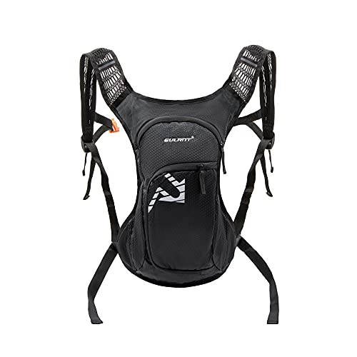 EULANT Ski Backpack, 14L Waterproof & Lightweght Running Backpack, Small Daypack for Cycling Bike Skiing Camping Walking