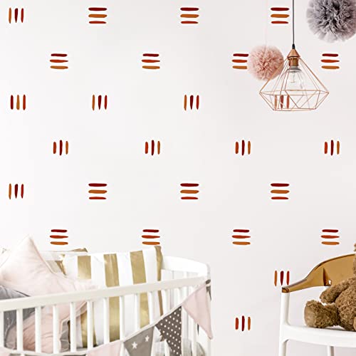 450 Pieces Line Wall Decals Modern Wall Stickers Removable Boho Line Wall Decor Peel and Stick Neutral Abstract Wall Art for Nursery Kids Room Bedroom Office