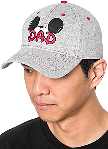 Disney Set Mickey & Minnie Hats Baseball Cap Men’s Women’s 2 Pack (Red MOM & Grey DAD) | The Storepaperoomates Retail Market - Fast Affordable Shopping