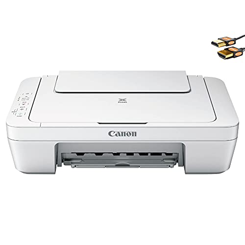 Canon PIXMA MG 25 Series Inkjet Wired All-in-One Color Printer – Print Scan Copy – Print Speed Up to 8.0 ipm2- Up to 4800×600 DPI3-60 Sheets Paper Tray – Hi-Speed USB Connectivity (Renewed)